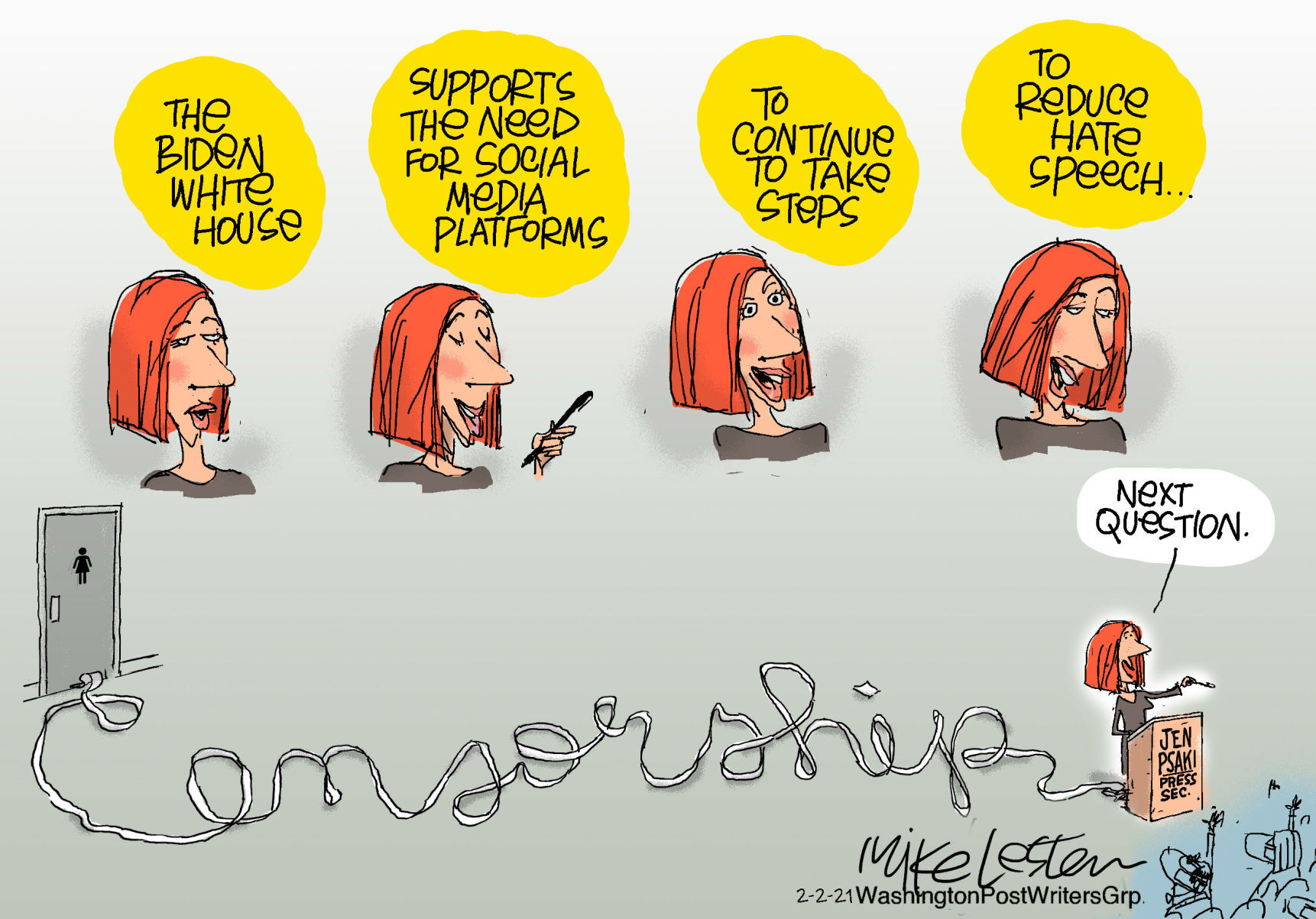 Mike Lester cartoon